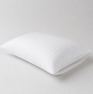 Наволочка White Hotel Collection Страйп хлопок белая 70х70