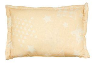 Дитяча силіконова подушка Beige star в бязі 40х60