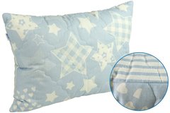Антиалергенна силіконова подушка Blue star в бязі 50х70