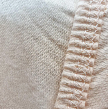Трикотажне простирадло на гумці бузкове 90х200