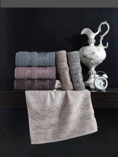 Комплект бамбуковых полотенец Bamboo (6 шт) Ekol 70х140