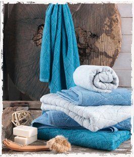 Комплект из трех хлопковых полотенец Cotton Jacquard Anabis 70х140