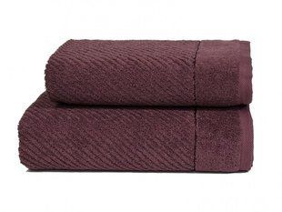 Пполотенце Parisa 500г/м2, Jacquard Cotton сливового цвета 70х140