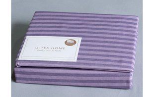 Постільний комплект Plum-Lilac 30 Stripe U-tek бавовна Hotel Collection бузковий Двохспальний