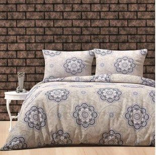 Комплект постельного белья бязь хлопок Pattern бежевый Евро