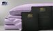 Однотонное постельное белье сатин Jefferson Lilac сиреневое Семейный