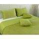 Велюровое стеганое покрывало Green banana зеленое 220х240
