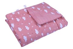 Детское летнее хлопковое одеяло Розовая тучка в бязи