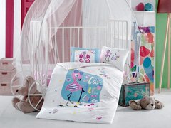 Постельный набор в кроватку Aran Ranforce Domina Фламинго