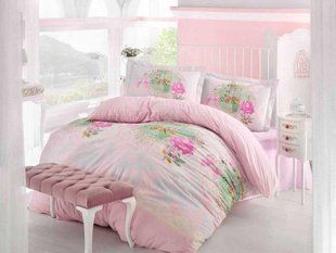 Постельное белье Ranforce Aran Rose розовое