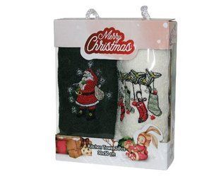 Новогодние полотенца Santa-2025, 30х50 (2шт.)
