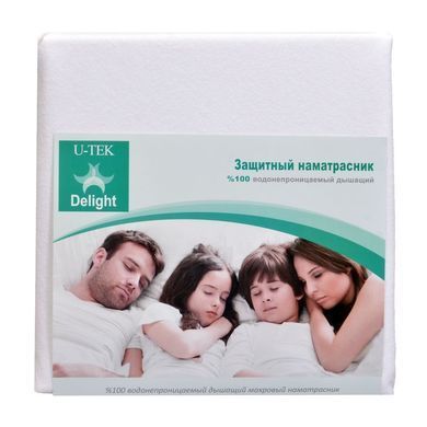 Водонепроникний натяжний чохол по периметру на матрац Delight 120х190