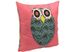 Декоративна силіконова подушка Owl Grey 50х50