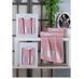 Набір рожевих махрових рушників Cotton (2 шт) pink, бавовна