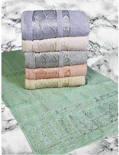 Набор махровых полотенец VIP Cotton Lines в комплекте 6 шт, хлопок 70х140