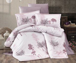 Постільний комплект Sateen Aran Armada v2 бузкове Сімейний