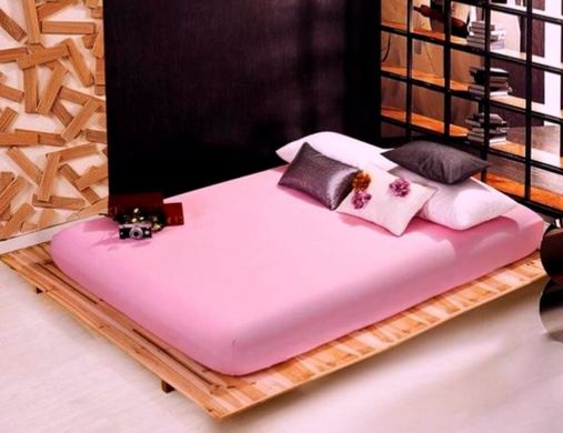 Постельный комплект розовый Home Collection U-tek хлопок Pink Полуторный