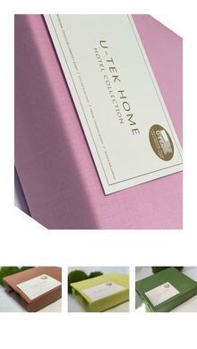 Простынь Orchid Home Collection U-tek хлопок фиолетовая 150х220