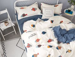 Детское постельное белье K-31 сатин Рыбки В кроватку