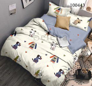 Постельное белье из бязи Бобики Семейный