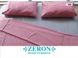 Постільний набір V5 рожевий з бавовни Cotton з простирадлом 180х200 на резинці