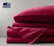 Простынь Wine Red сатиновая Jefferson красная 240х260