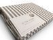 Простирадло на гумці какао в наборі з наволочкою U-tek бавовна Stripe 30 Cacao 80х190
