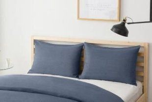 Наволочка Melange Blue Hotel Collection U-tek бавовна сіння 70х70