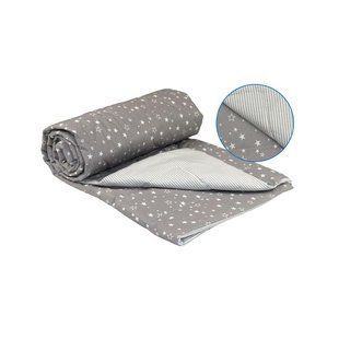 Літній бавовняне ковдра Grey в бязі 200х220