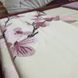 Постільний набір ліловий Satin Deluxe з вишивкою Квіти Євро