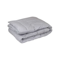Зимнее шерстяное одеяло Комфорт плюс серое в микрофибре 200х220