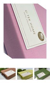 Наволочка Home Collection U-tek бавовна Orchid фиолетова 70*70