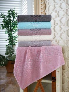 Комплект из шести хлопковых полотенец Cotton Jacquard Lux Nilufer 70х140