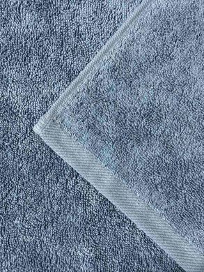 Голубое полотенце Parisa 500г/м2, Flat Cotton, хлопок 40х70