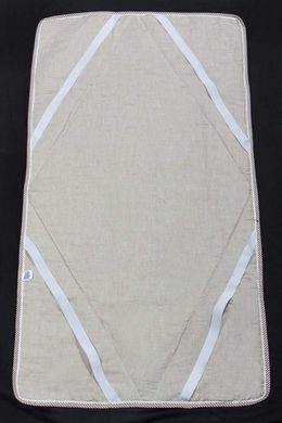 Наматрасник из льна с резинкой по углам в льняной ткани 110х190
