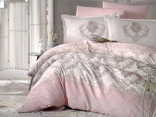 Постельный комплект Sateen Aran Adra v1 розовое Евро