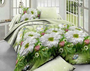 Постільна білизна бязь Букет Хризантем Двохспальний