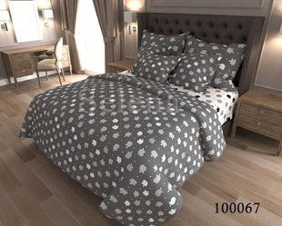 Постільна білизна бязь Apple Paradise Grey Двохспальний