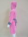 Розовый женский халат на молнии с Мишуткой Welsoft S