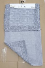 Комплект махрових килимків для ванної Mosso сірий косичка