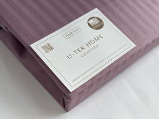 Наволочка бордова не яскрава Страйп Home 70х70