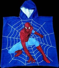 Дитячий пляжний рушник Панчо блакитний Людина Павук