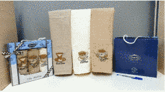 Набір вафельних рушників (3шт.) Кава-2 45х65