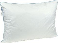 Антиалергенна силіконова подушка біла в тику 40х60