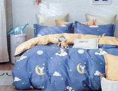 Детское постельное белье K-41 сатин Мишонок на луне В кроватку