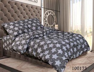 Постельное белье из бязи Stars grey Семейный