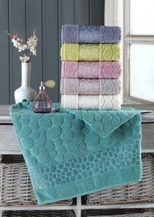 Комплект из шести хлопковых полотенец Cotton Jacquard Lux Еlips 70х140