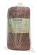 Теракотове вафельне покривало Pike Бахрома в смужку 200х200