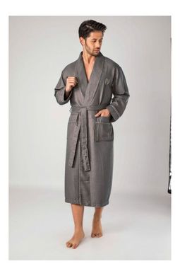 Длинный мужской халат без капюшона ns 12680 tas 4XL