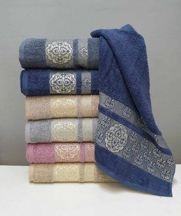 Комплект полотенец 50х90 (6шт.) Yonca Desen-1​, хлопок
